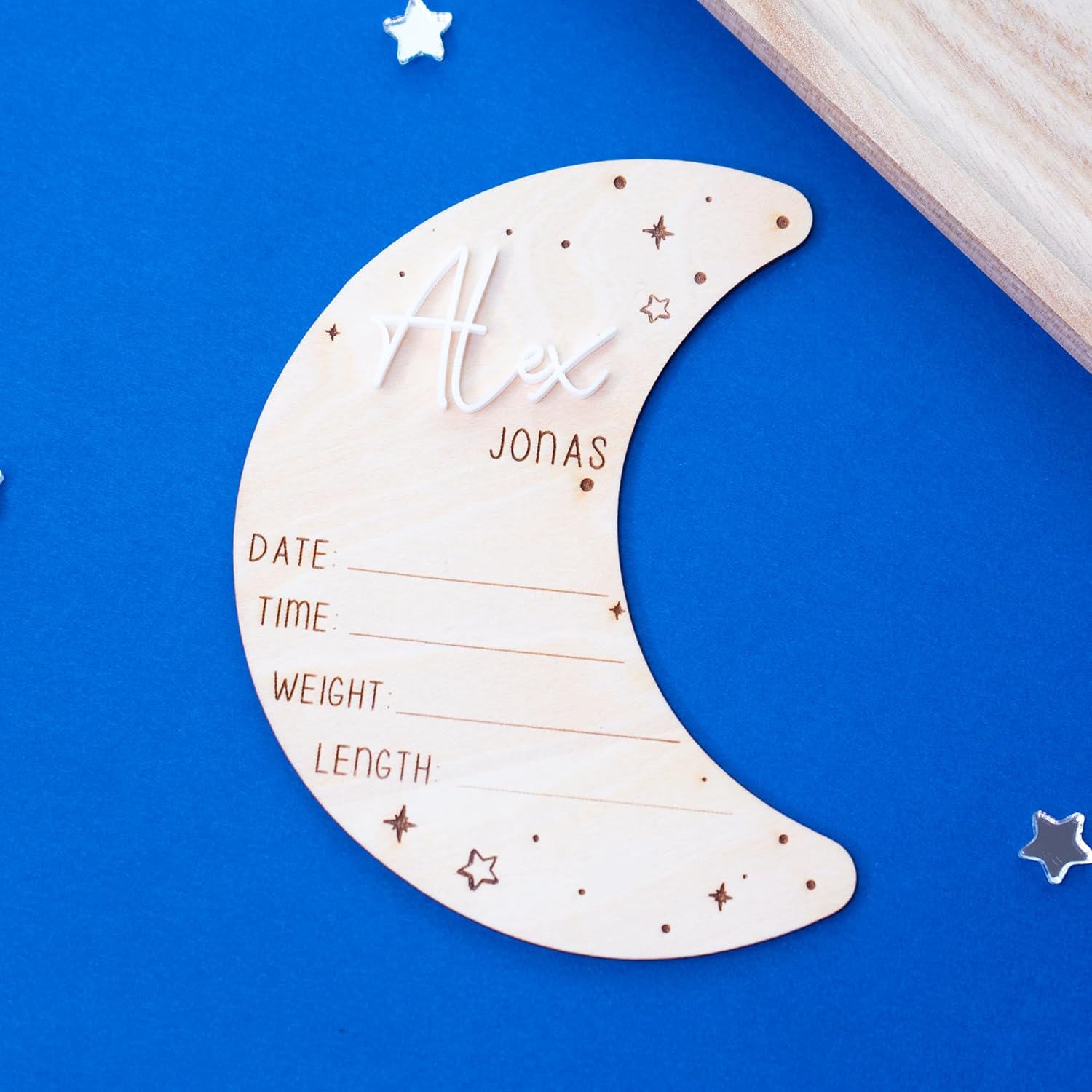 Personalized 3D Newborn Baby Name Announcement Sign