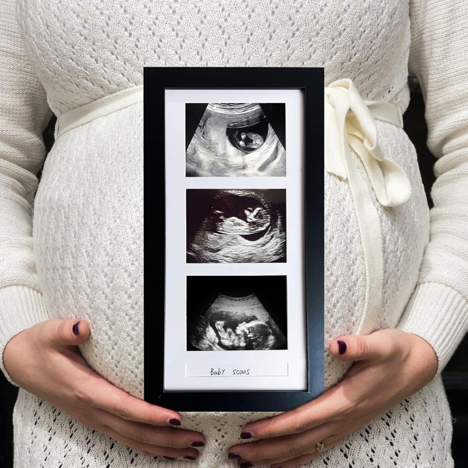 Triple Ultrasound Picture Frame with 3 Photos