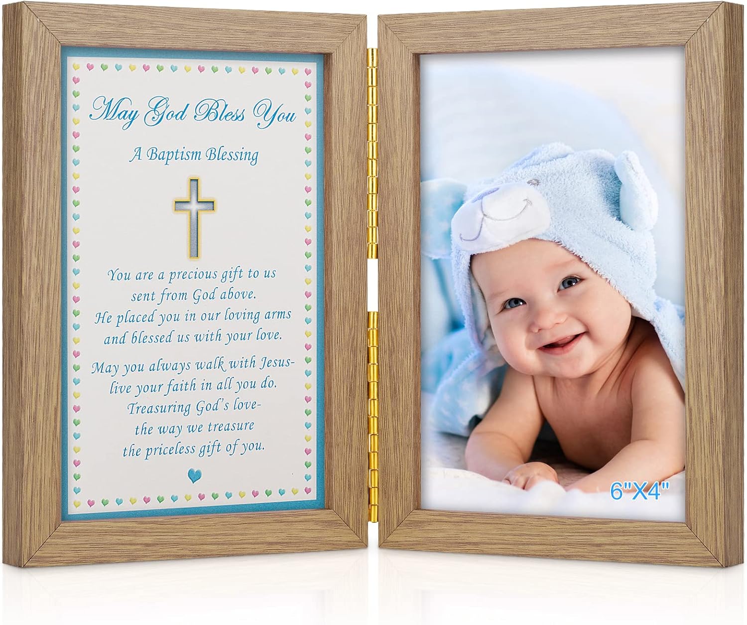 Yakucho Baptism Gift Frame for Boys
