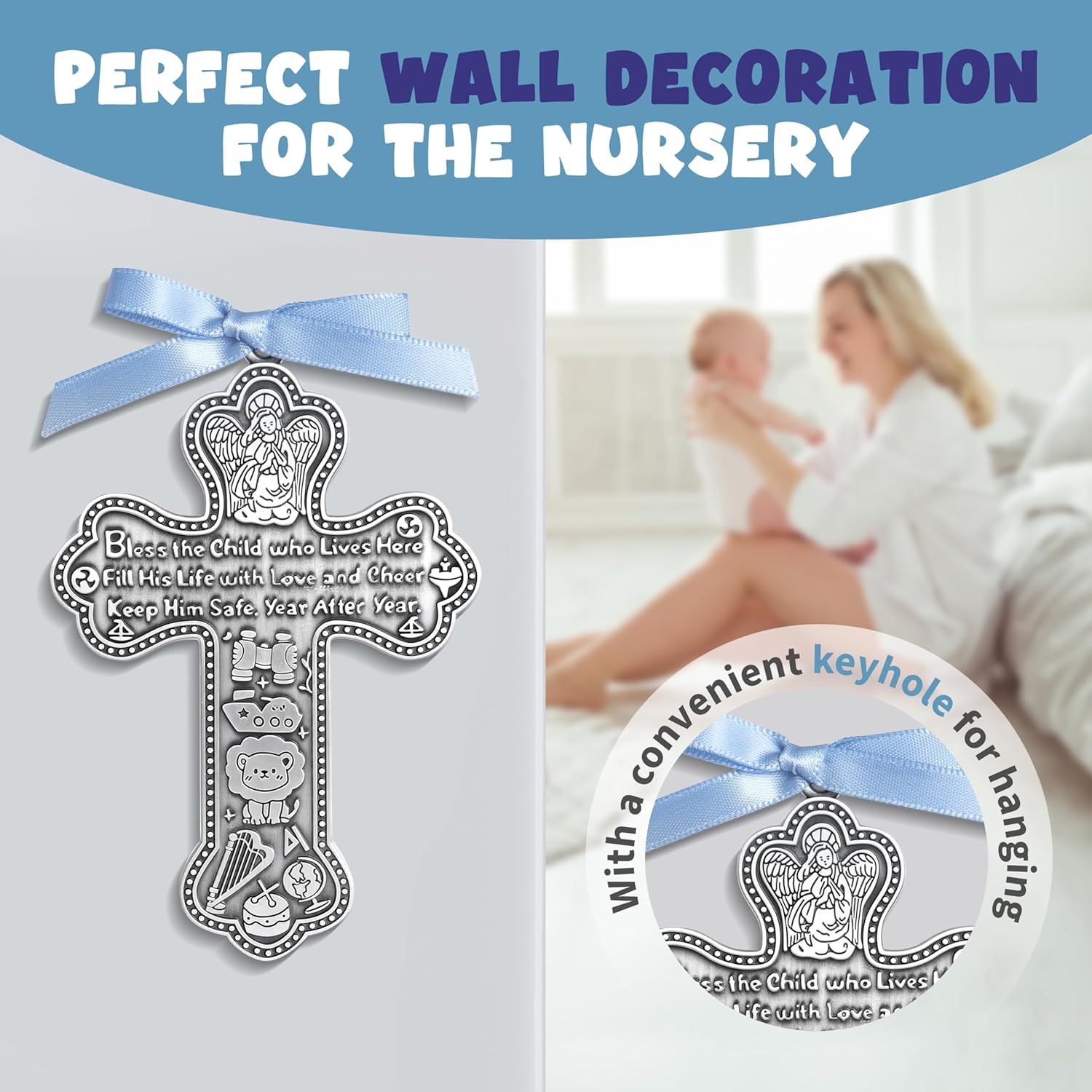 Imerance Baby Baptism Gift Set for Boys