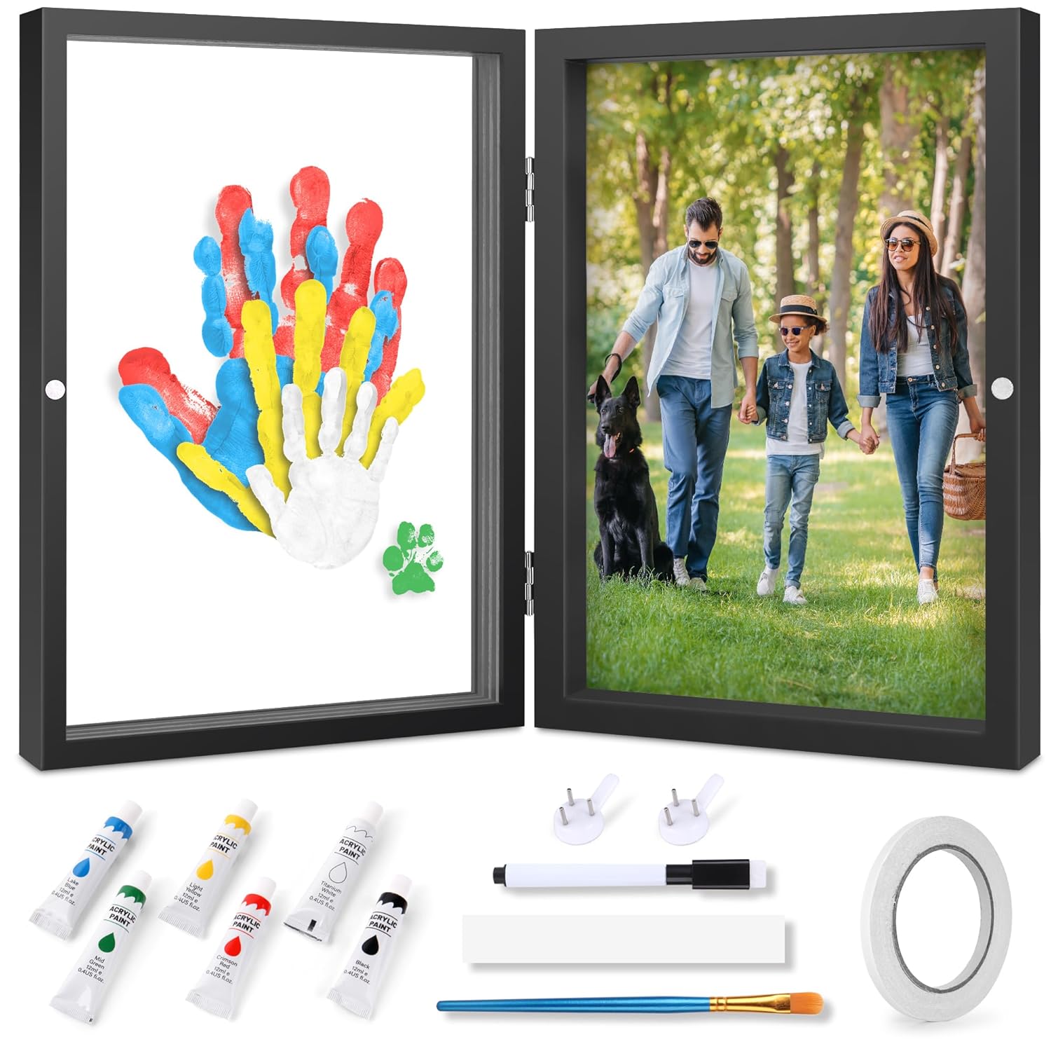 Family Handprint Kit - Keepsake Frame for Memories
