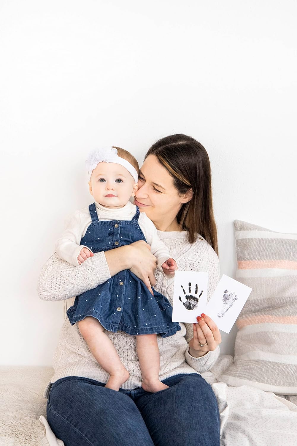 Baby Handprint and Footprint Frame - Wish Come True Keepsake