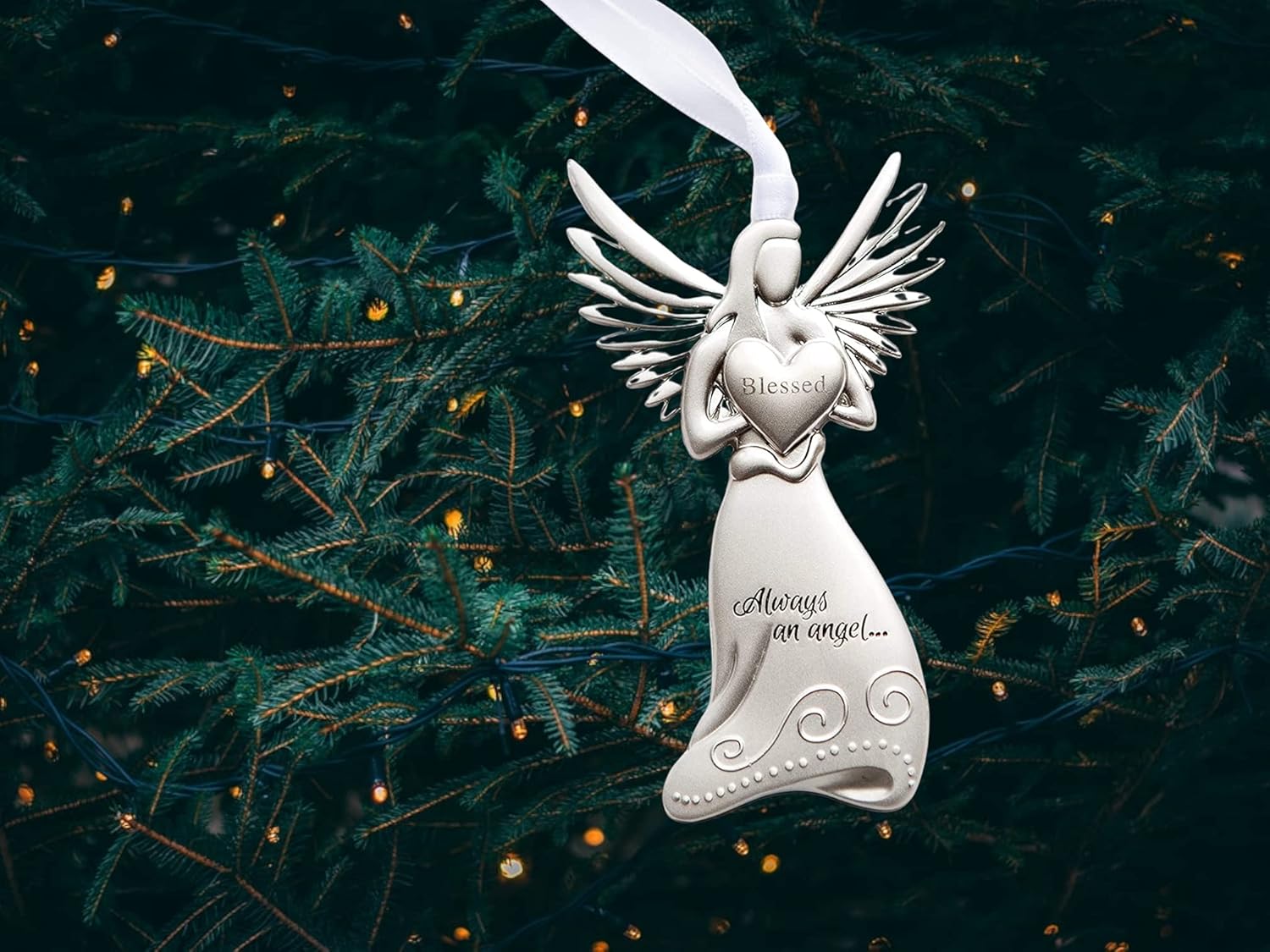 Always an Angel Keepsake Ornament Gift for Baby Christening