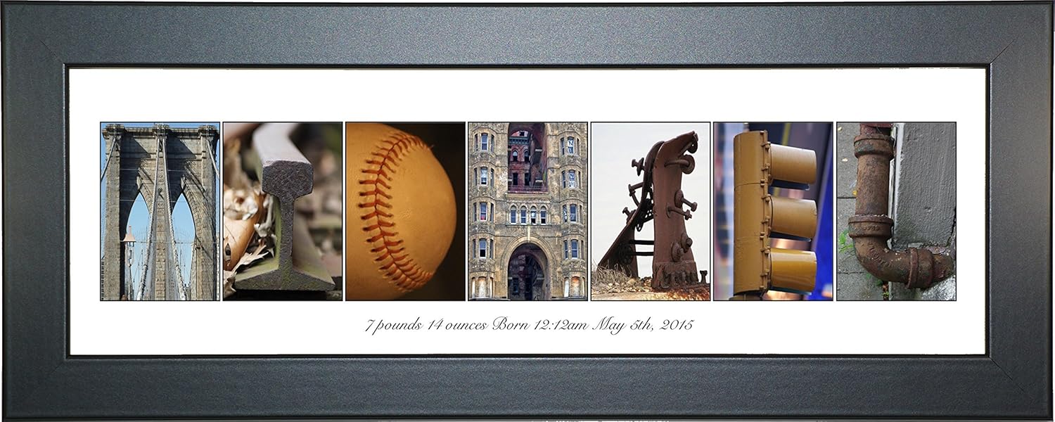 Creative Letter Art Personalized Baby Name Sign