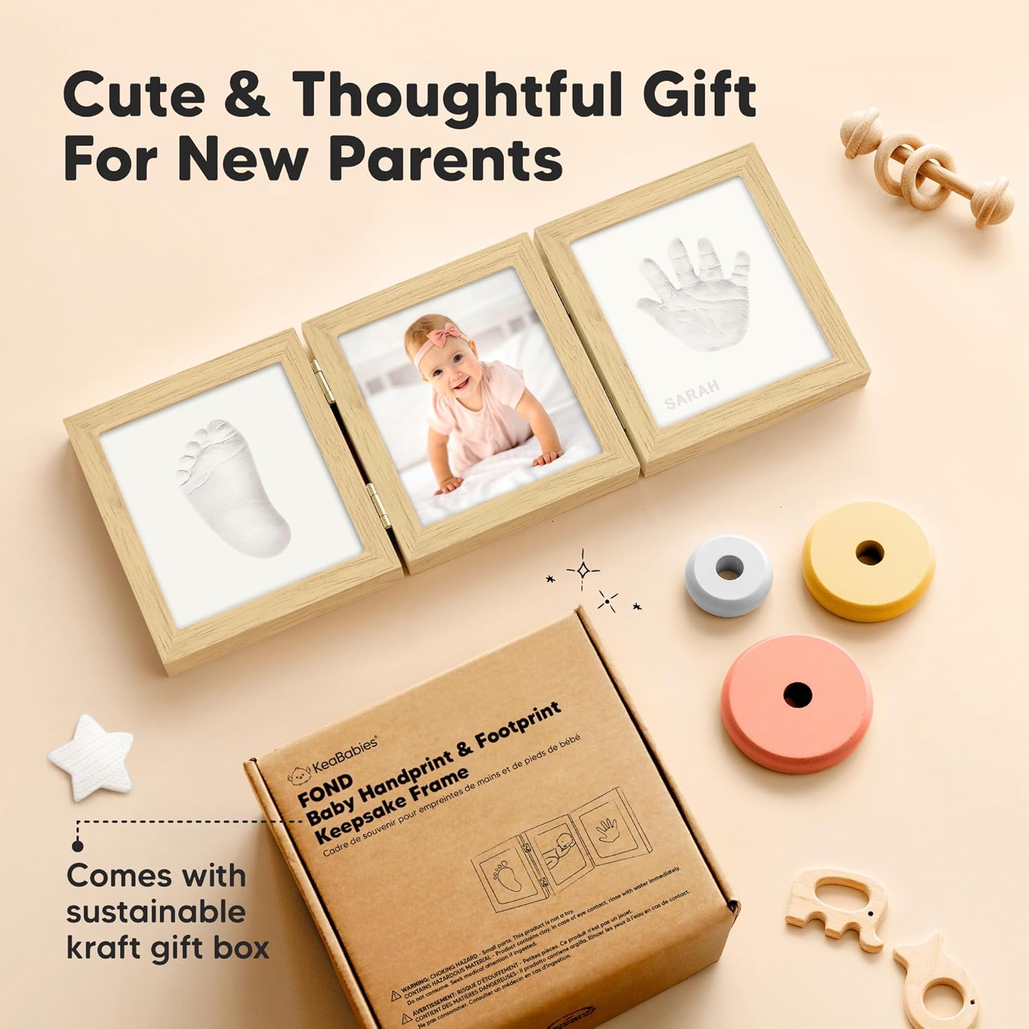KeaBabies Baby Shower Gift Memory Book Kit 1