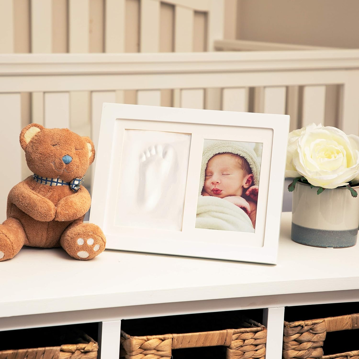 Nuby Keepsake Frame 35 x 5 Photo Clay Print Kit