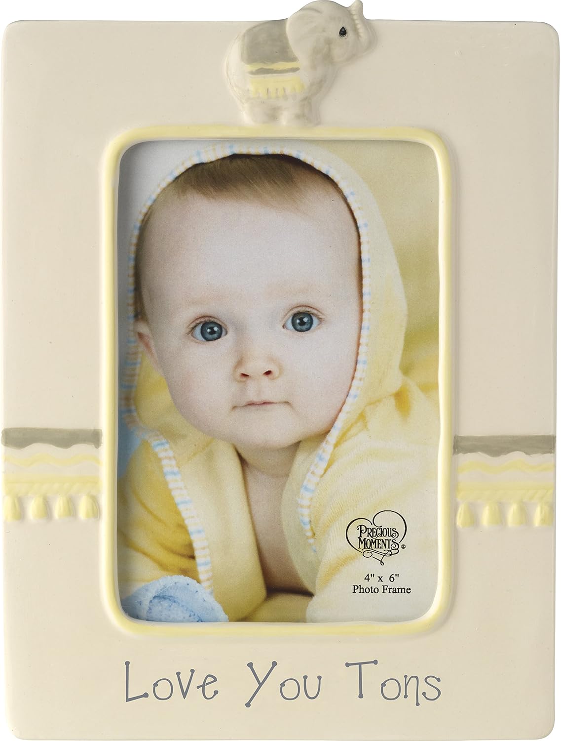 Precious Moments Love You Tons Ceramic Elephant Photo Frame