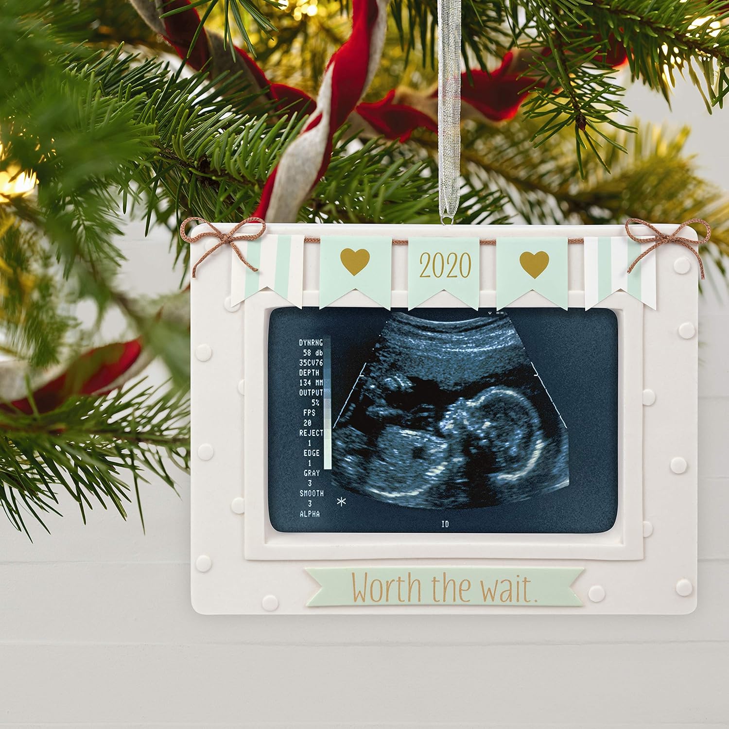 Hallmark 2020 Year Dated Baby Sonogram Ornament
