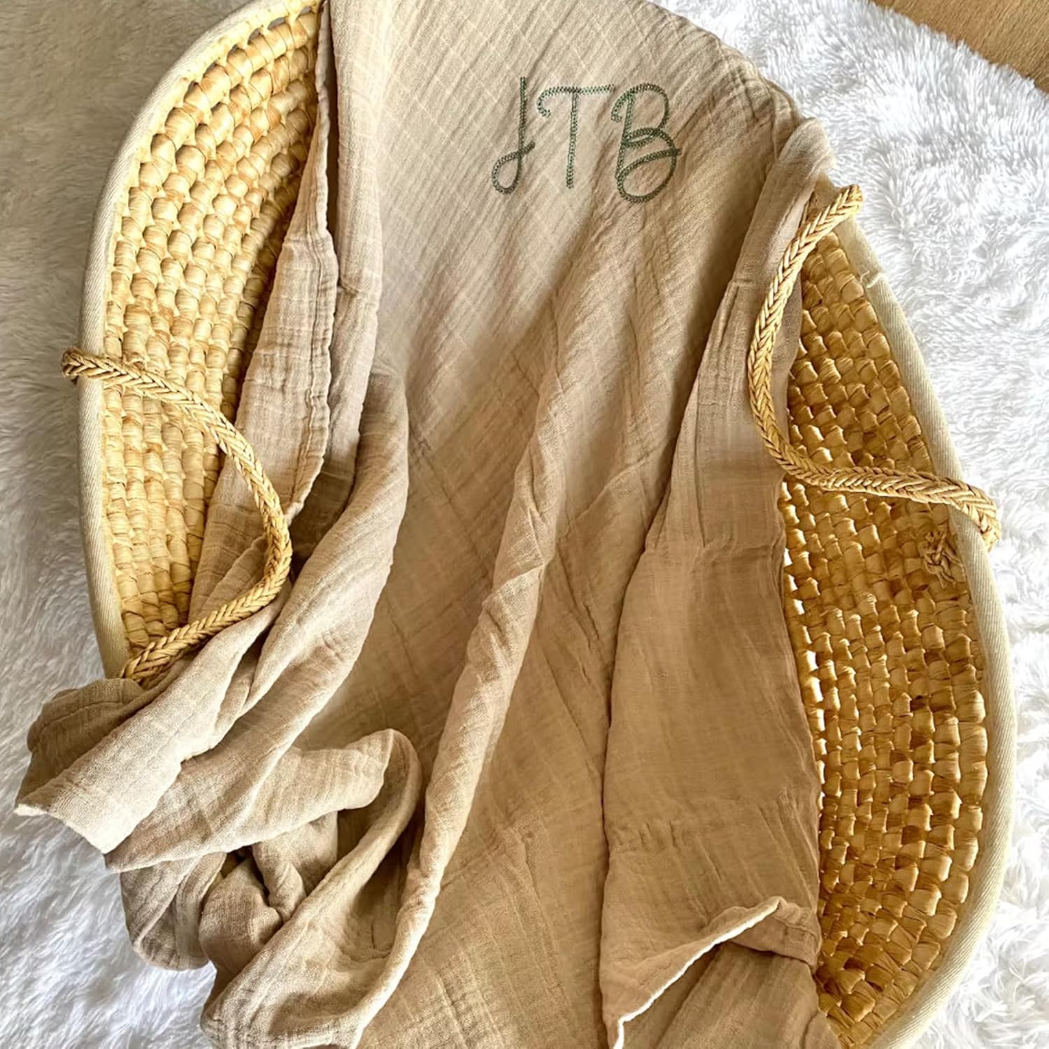 Personalized Baby Blanket with Name Embroidery