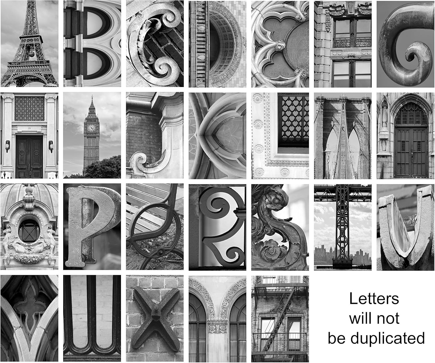 Creative Letter Art Personalized Name Frame 1